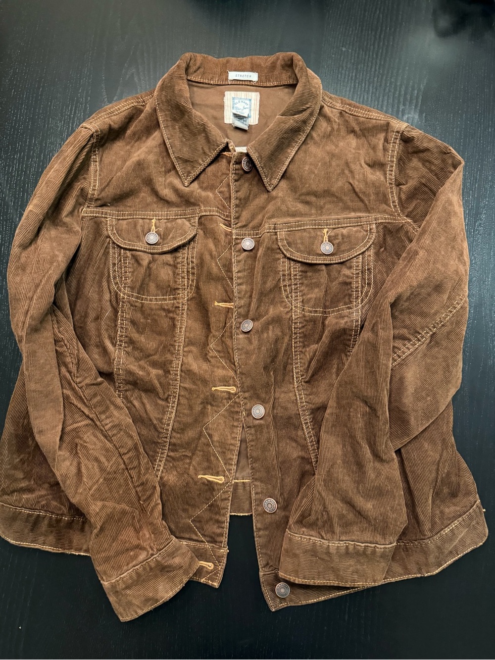 VINTAGE Old Navy Brown Corduroy Button-Up Jacket